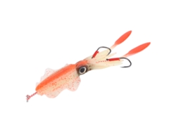 2026rebe-señuelo De Calamar Para Pesca Marina Simulación Anzuelo De Hierro Calamar Luminoso Oscuro Bait Naranja