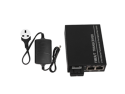 Transceptor De Fibra Tx1310nm Modo Único Com Porta Rj45 Plug And Play Conversor De Mídia 100-240v Plug Uk
