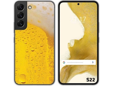 Carcasa Samsung Galaxy S22 5G TUMUNDOSMARTPHONE Dibujos Cerveza Multicolor