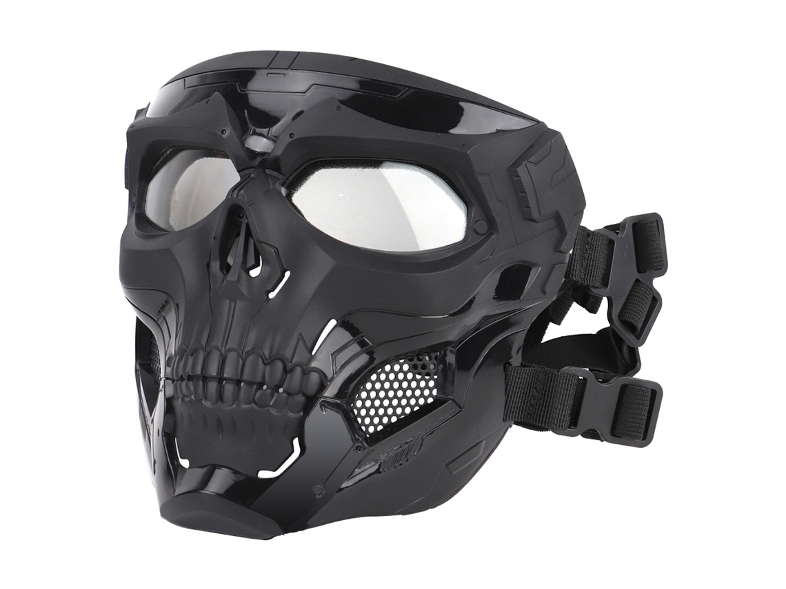 2026-1 Pieza Máscara De Calavera Facial Máscara De Casco De Cara Completa Máscara Protectora Cs Halloween Disfraz Fiesta Cosplay