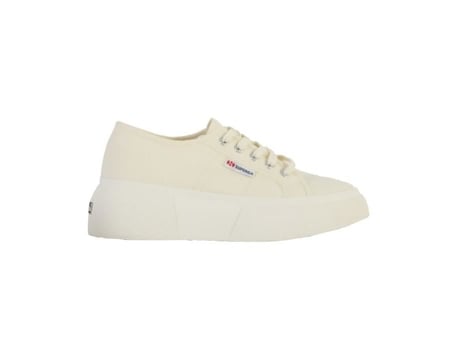 Zapatillas de Mujer SUPERGA Bubble Cano Baixo Cadarço Natural Outro Beige (41)