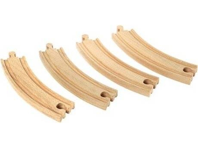 Pieza para Pista Ferroviaria BRIO 33342 (Marrón - 18x1.2cm - Edad Mínima: 3)