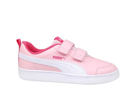 Zapatillas Deportivas PUMA Courtflex V2 V Ps (Rosa - Material Sintético - 32,5)