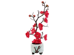Flores de simulación, plantas verdes, plantas en macetas, decoración de ciruelas, para el hogar. TRUYUETY