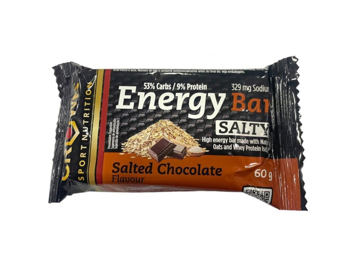 Crown Sport Nutrition Barrita Energética de Chocolate con Sal 60 Gr CROWN SPORT NUTRITION