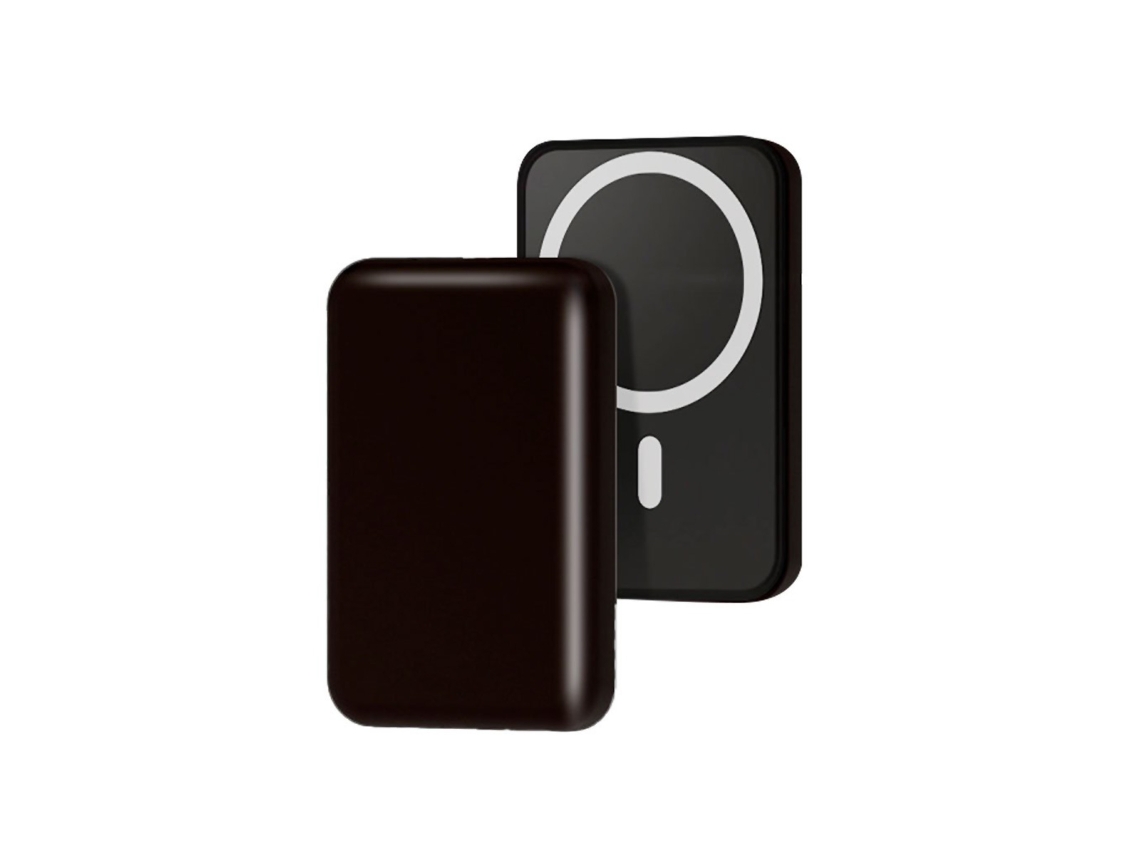 Powerbank 10.000 Mah Y 15w Batería Externa Magnética Klack Qi Y Magsafe Negra