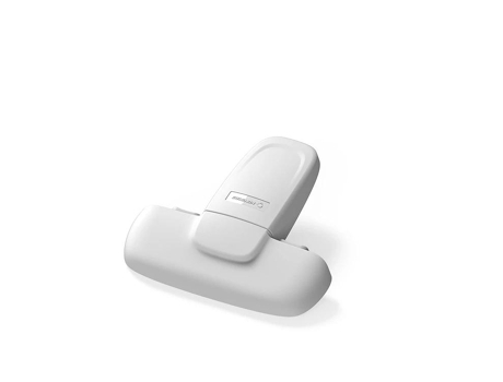 Cerradura de Puerta de Frigorífico Doméstico, Cierre de Armario para La Seguridad Del Bebé SLOWMOOSE (Blanco-1Pc)