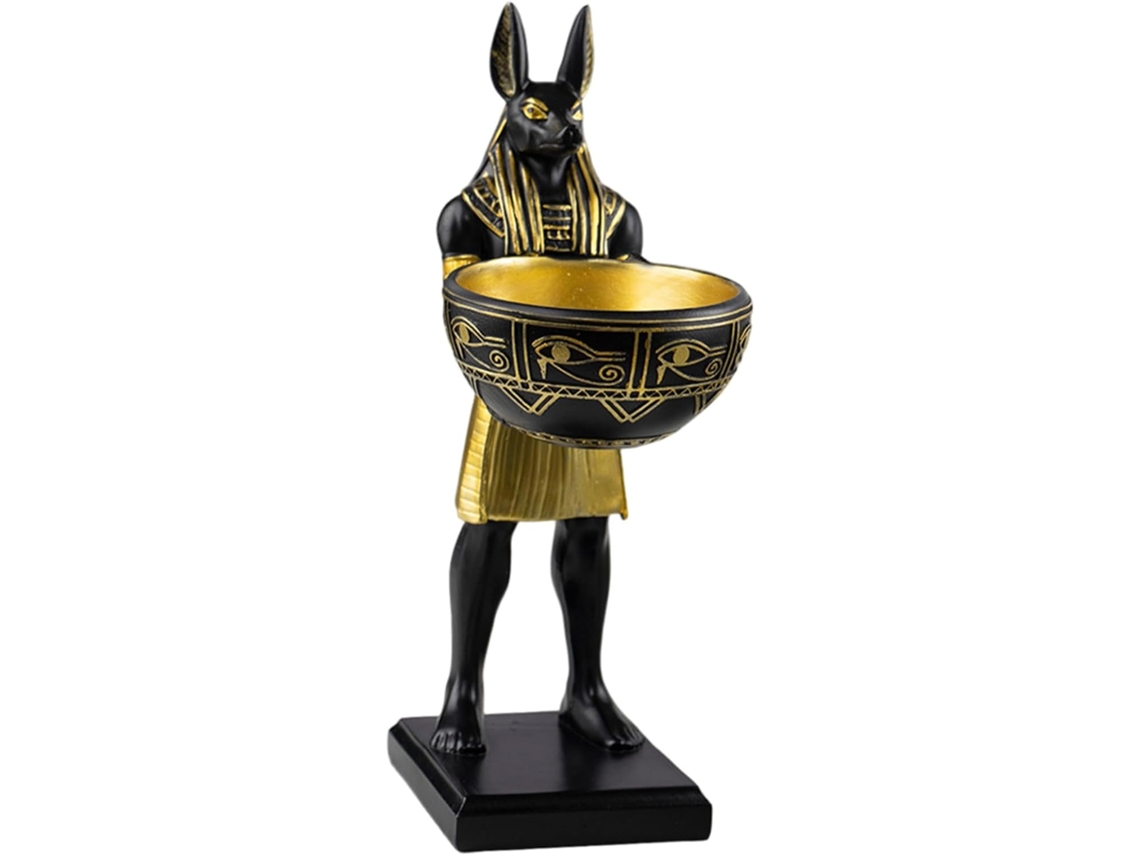 Estatua De Anubis, Cuenco Escultórico, Figuritas De Anubis Para Halloween