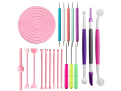 Moldes Para Pasteles, Juego De 21 Piezas, Taladro, Bolígrafo Y Herramienta De Cerámica Para Hornear