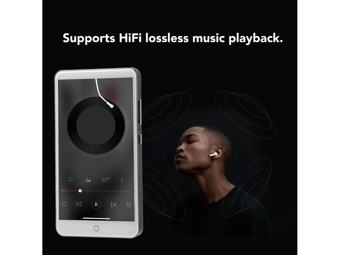 Reproductor MP4 con pantalla táctil HD y Bluetooth 5.0