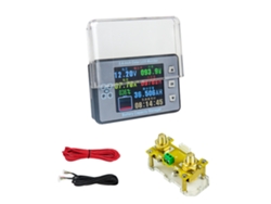 Medidor De Corriente Bidireccional Lcd 2.4'' Para Baterías De Coche Y Caravana Con Memoria