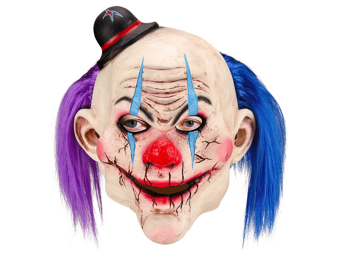 Máscara de payaso de látex divertida para adultos, fiesta de Halloween, juegos de rol, A-16 Siurn