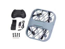 Minidron Portátil Con Cámara Hd 8k De 4 Ejes, Pequeño Dron Aéreo De Bolsillo Azul.