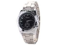 Reloj De Pulsera Para Hombre Exquisito Analógico De Cuarzo Con Correa De Acero Para Negocios Y Exteriores