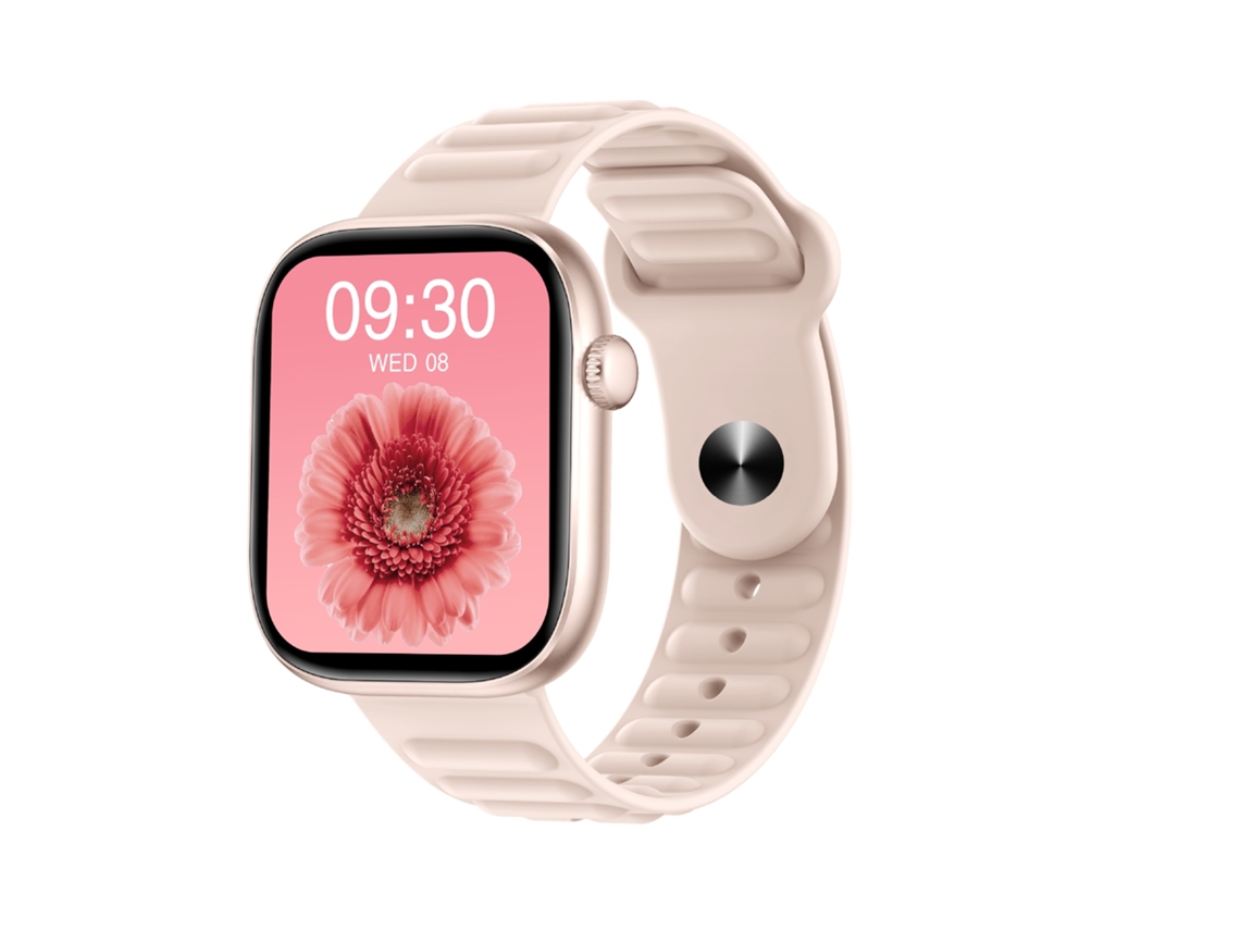 (rosa) Reloj Inteligente Con Llamadas Bluetooth, Monitorización De Frecuencia Cardíaca Y Oxígeno En Sangre, Rastreador De Actividad Física