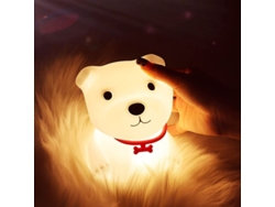 Lámpara De Noche Con Forma De Perro Para Dormitorio, Regalo De Cumpleaños Para Bebé Niño O Niña, Usb