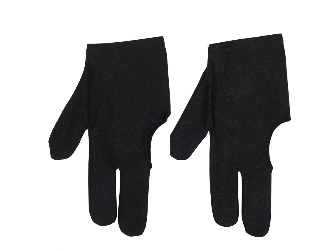 2 Guantes Unisex Para Billar Y Piscina - Guante Para La Mano Izquierda Con Tres Dedos Protectores
