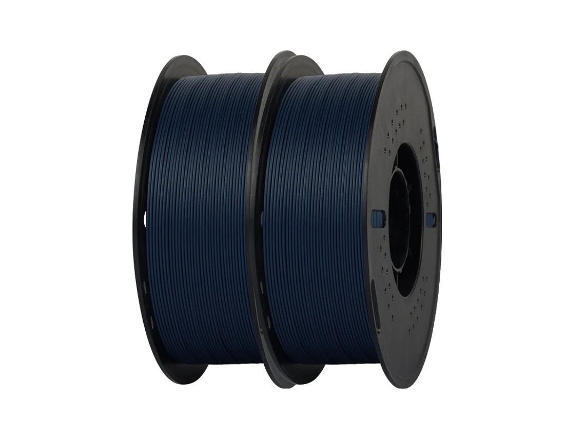 Filamento para impresora 3D, PLA, acabado mate, azul oscuro, 2 kg OEM