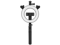 Tripé De Luz De Preenchimento Led 6in Com Controle Remoto Bluetooth, Bastão De Selfie, Vara De Alumínio Para Live Broadcast