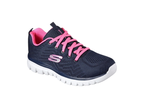 Zapatillas Skechers Graceful-Get Connected Azul Marino/Rosa