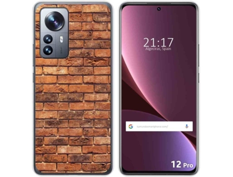 Carcasa para Xiaomi 12 Pro 5G TUMUNDOSMARTPHONE Dibujos Ladrillo 04 Multicolor