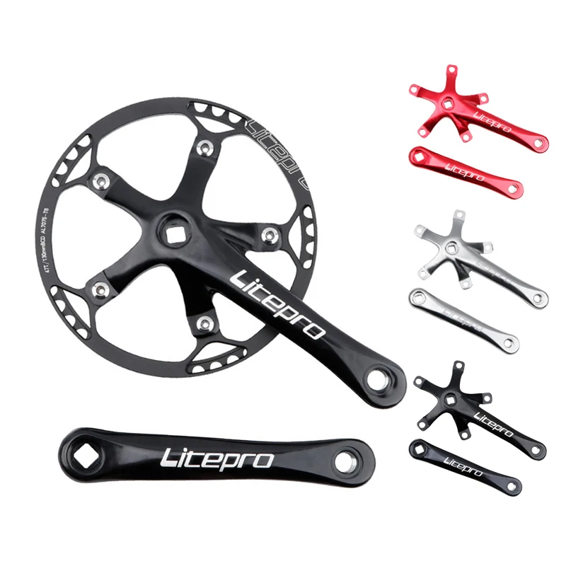 Platos Y Bielas Bicicleta Plegable Litepo 130bcd 45 58t 5 Garras 170 Mmvayotoy