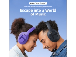 Auriculares Inalámbricos Haylou S35 Bt 5.2, Audio Hi Res, 600mah, Ideal Para Gamers Y Amantes De La Música Luz Dourada