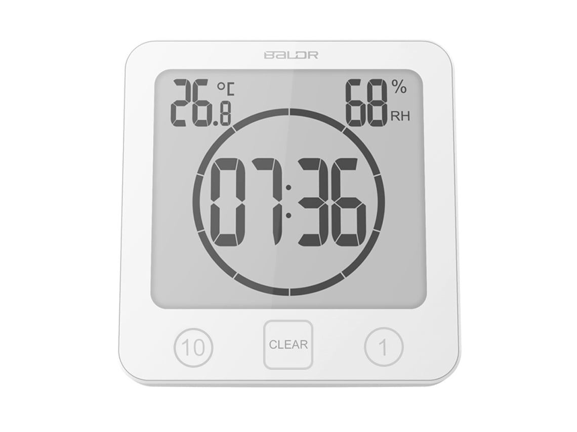 Reloj Digital a Prueba de Agua para Baño Kofihety