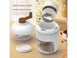 Trituradora de hielo portátil, máquina para raspar hielo, mini máquina manual sencilla para raspar hielo, café helado, frappuccino Rosewell
