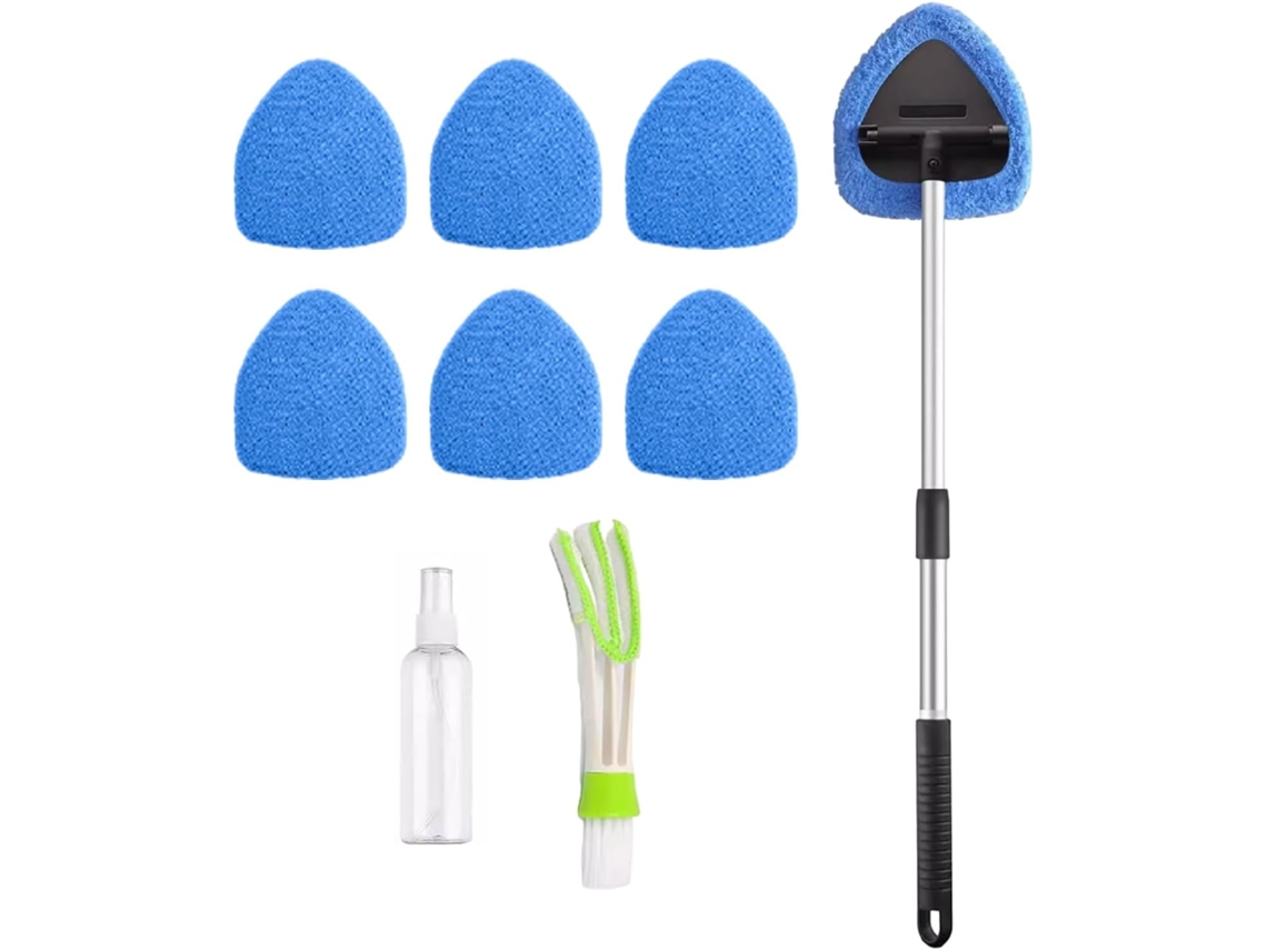 Cepillo/limpiaparabrisas Extensible Para Limpiar Ventanas De Coches Y Casas.