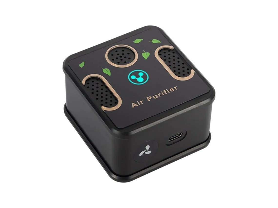 Ionizador De Aire Portátil Silencioso Para Cuarto Y Baño Yizhood Negro