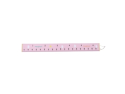 Rebe-tabla De Crecimiento Para Niños Medidor De Altura Accurate De Pared Colgante Tela Removable Nube Rosa Para Hogar