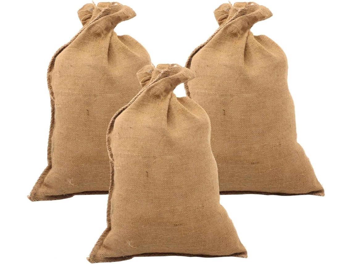De 3 Sacos De Juta Multifuncionais Para Embalagem E Controle De Batatas