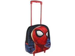 Mochila MARVEL con Tirador y Ruedas de Spiderman (25 x 31 x 10 cm)