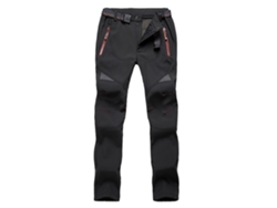 Pantalones De Trekking Impermeables Para Mujer Con Forro Polar Extraíble, Resistentes Al Viento Y Con Bolsillos Con Cremallera Para Acampar En Invierno.