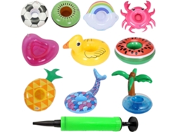 Portavasos Slowmoose para piscina, 10 unidades
