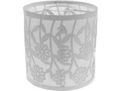 Exclusiva lámpara romántica de hierro forjado con estampado floral y pantalla metálica para sala de estar. SFUSHOS