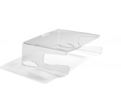 Soporte de Mesa para Pantallas Planas BAKKERELKHUIZEN Q-riser 100 (Transparente)