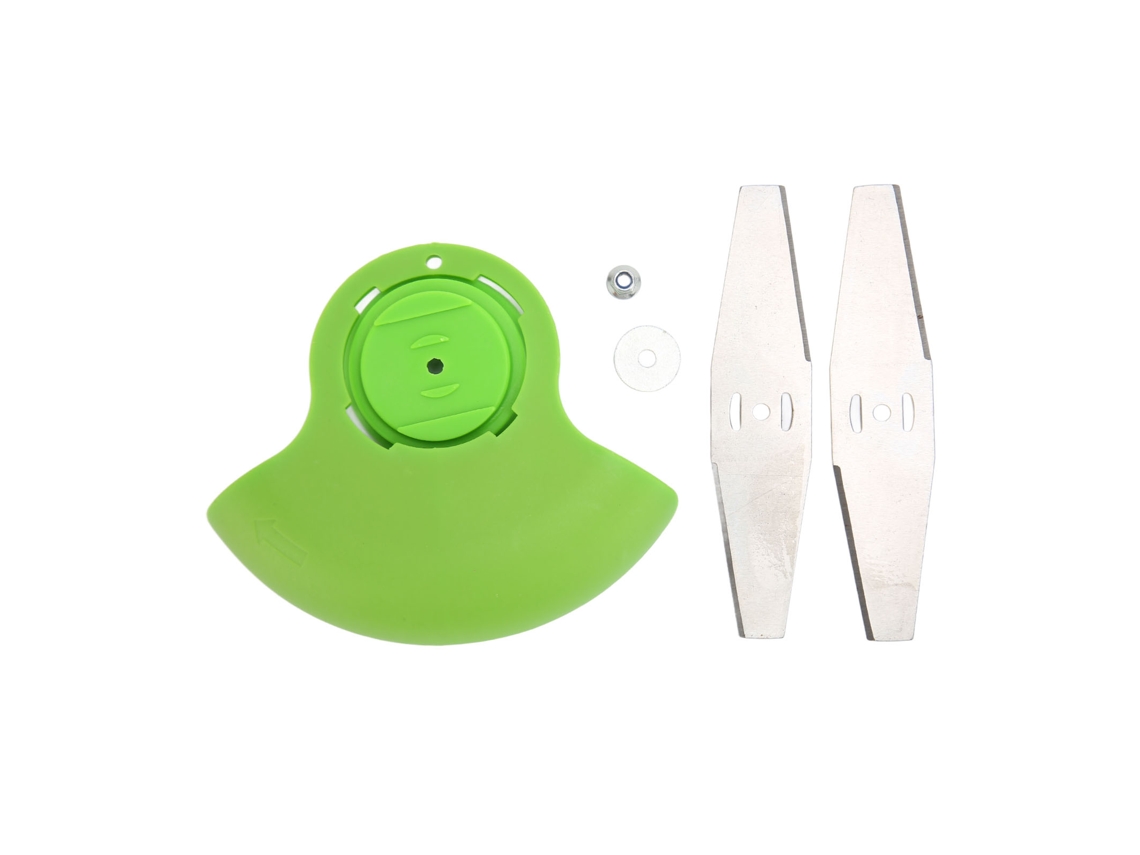 Cuchilla Metálica Para Cortacésped Universal, Acero Aleado, 136 G Con Accesorios De Repuesto.