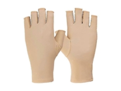 Guantes de manicura de gel con protección UV de medio dedo, lámpara de uñas de gel, guantes deportivos para conducir GOKOCO