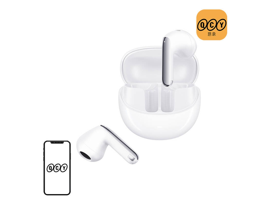 Auriculares Inalámbricos Tws Qcy Ailybuds Pro+ Ht10 Pro Anc Blancos