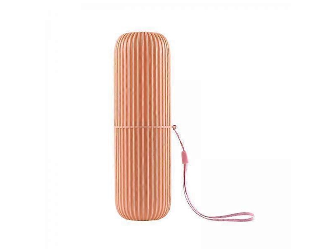 portacepillos de dientes con tapa, vaso para cepillos de dientes con cuerda, dispensador de pasta de dientes portátil Rosewell