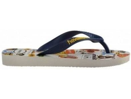 Zapatillas para Niños HAVAIANAS Kids Emoji Movie Goma (25-26 - Blanco)
