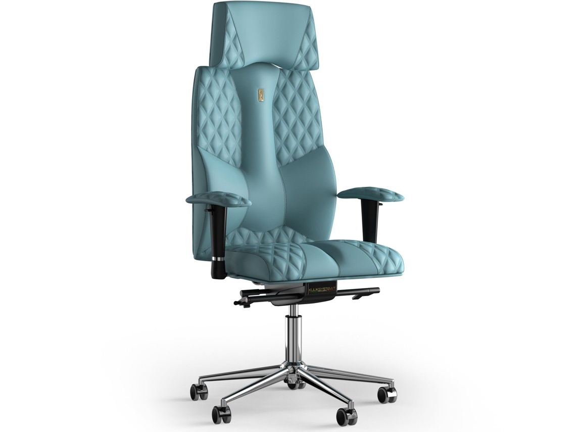 Silla de Oficina KULIK Business Stitching PU Cuero (Azul -130x50x50cm)