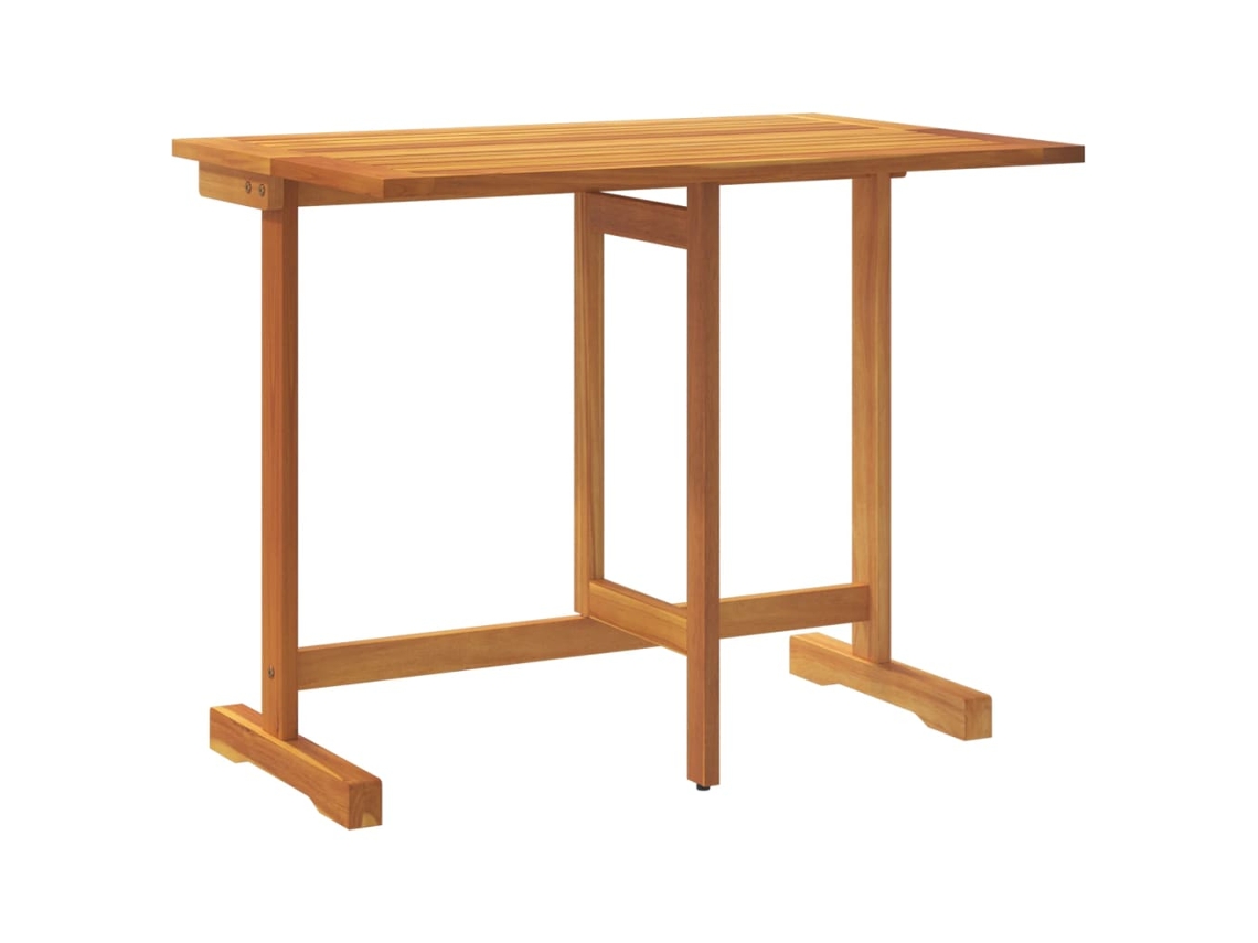 Maison Exclusive - Mesa De Balcón Plegable Madera Maciza De Acacia 90x60x72 Cm