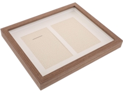Vitrina Madera 25 Medallas Ranura Individual Marco Pared Soporte Escritorio Almacenamiento Maratón Decorativa