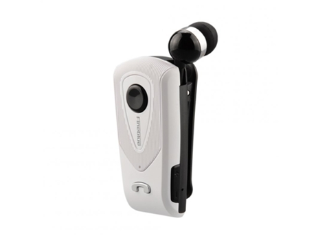 Kit Manos Libres F930 Clip telescópico inalámbrico Bluetooth Business Lavalier con reducción de ruido Blanco