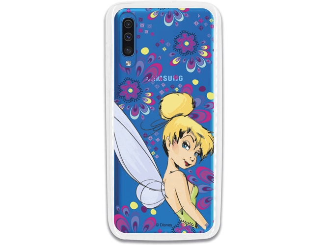 Carcasa Samsung Galaxy A70 DISNEY Campanilla Flores Multicolor