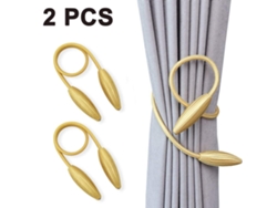 2 Piezas De Ataduras Magnéticas Para Cortinas, Soporte Decorativo Sin Herramientas Para Cortinas De Ventana