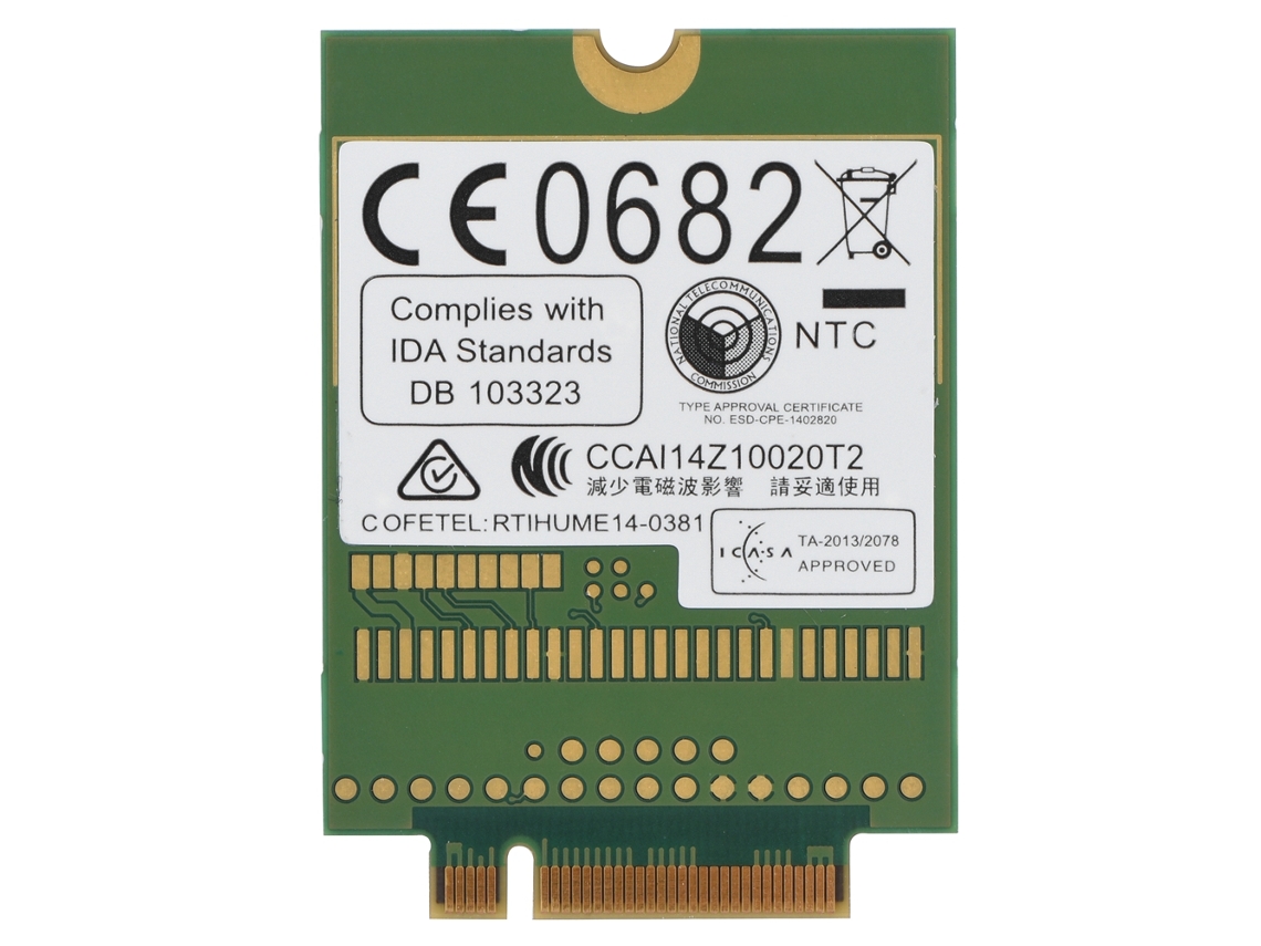 Tarjeta De Módulo M.2 Ngff 4g Lte Fdd De 100 Mbps Interno Para Windows/android/chrome